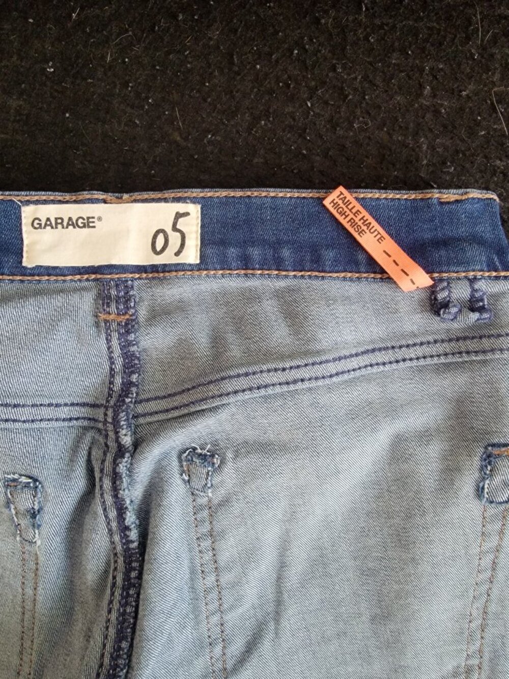 GARAGE HIGH RISE DENIM JEANS - Picture 3 of 10